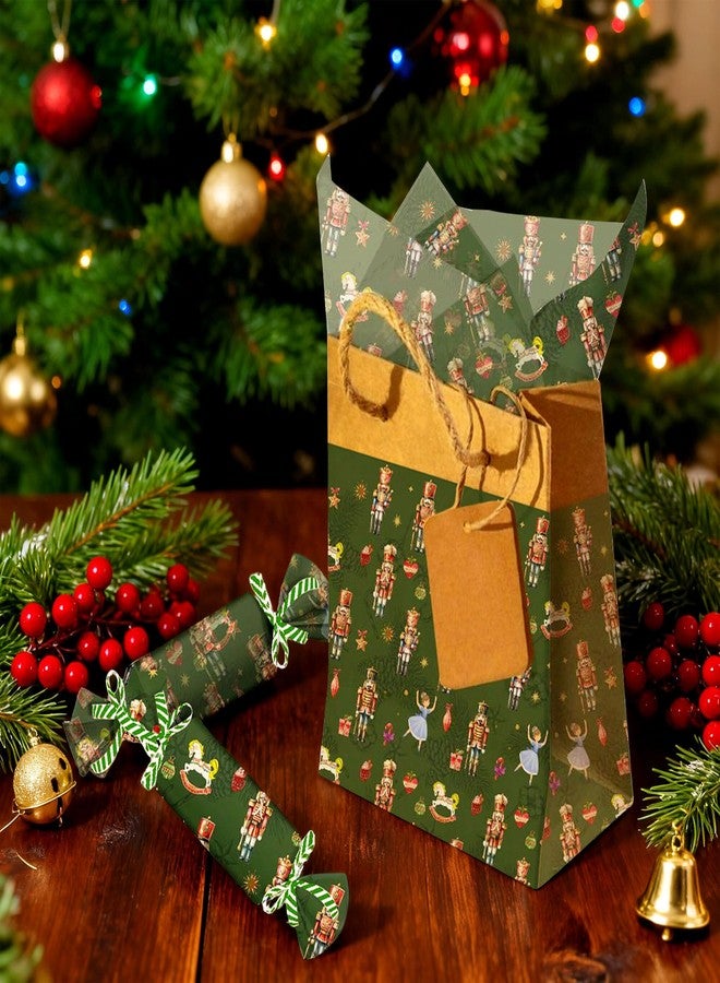 Roaring Good Time 50 Sheet Christmas Nutcracker Tissue Paper Red Gift Wrapping Paper Art Craft Decorative for DIY Xmas New Year Party Decor Supplies - Image 5